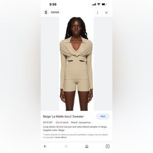 ❌SOLD❌Jacquemus Tops Size 36